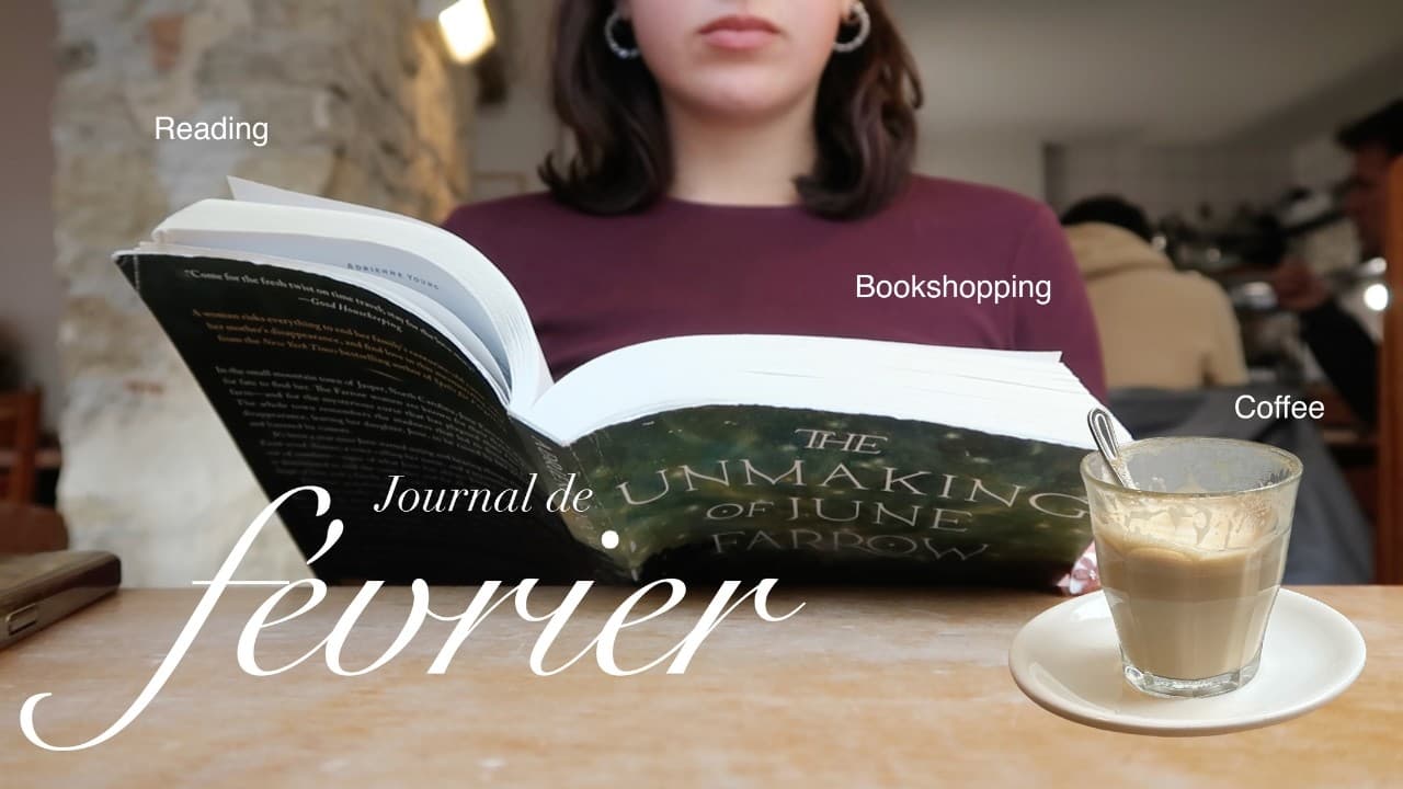 Journal de février 💌 librairie, lecture, café & recherche de stages