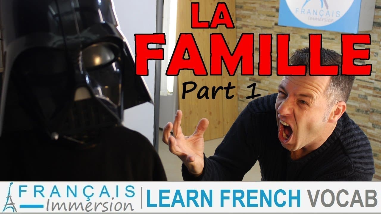 Learn French FAMILY MEMBERS Vocabulary - La Famille en Français Part 1 + FUN! (IN FRENCH)