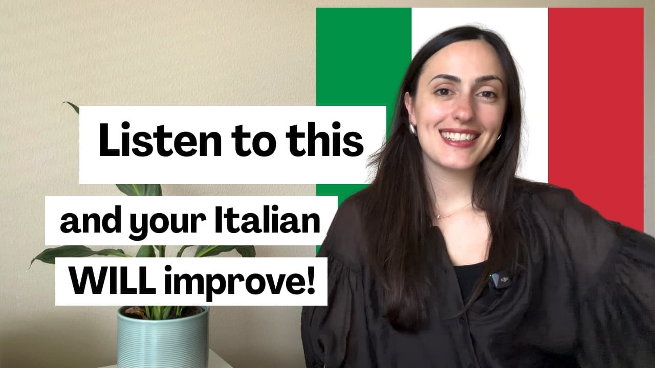 This is the Italian Listening Practice you NEED