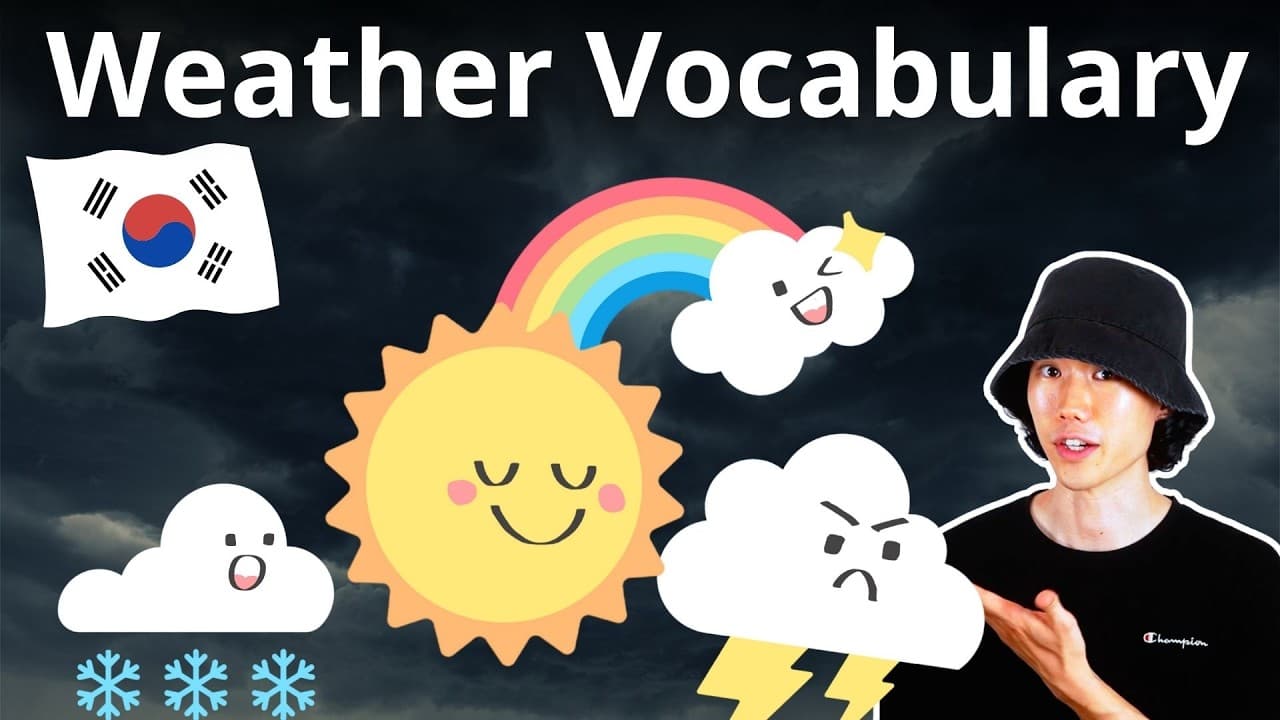 Essential Korean Weather Vocabulary: How’s the Weather?