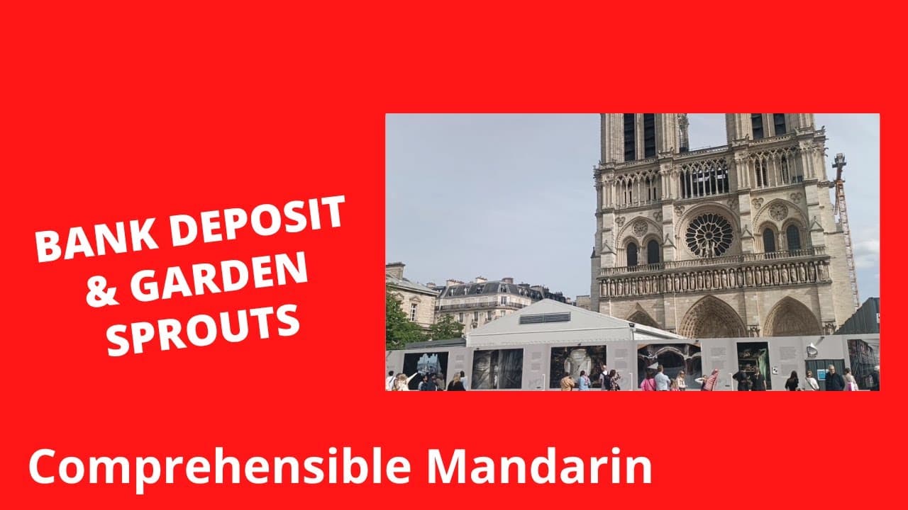 Bank Deposit & Garden Sprouts - Chinese Comprehensible Input