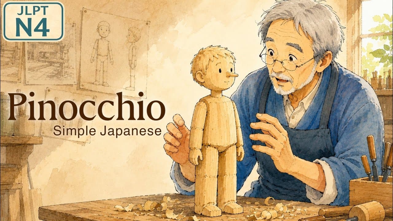 Easy Japanese Listening N4 | Pinocchio