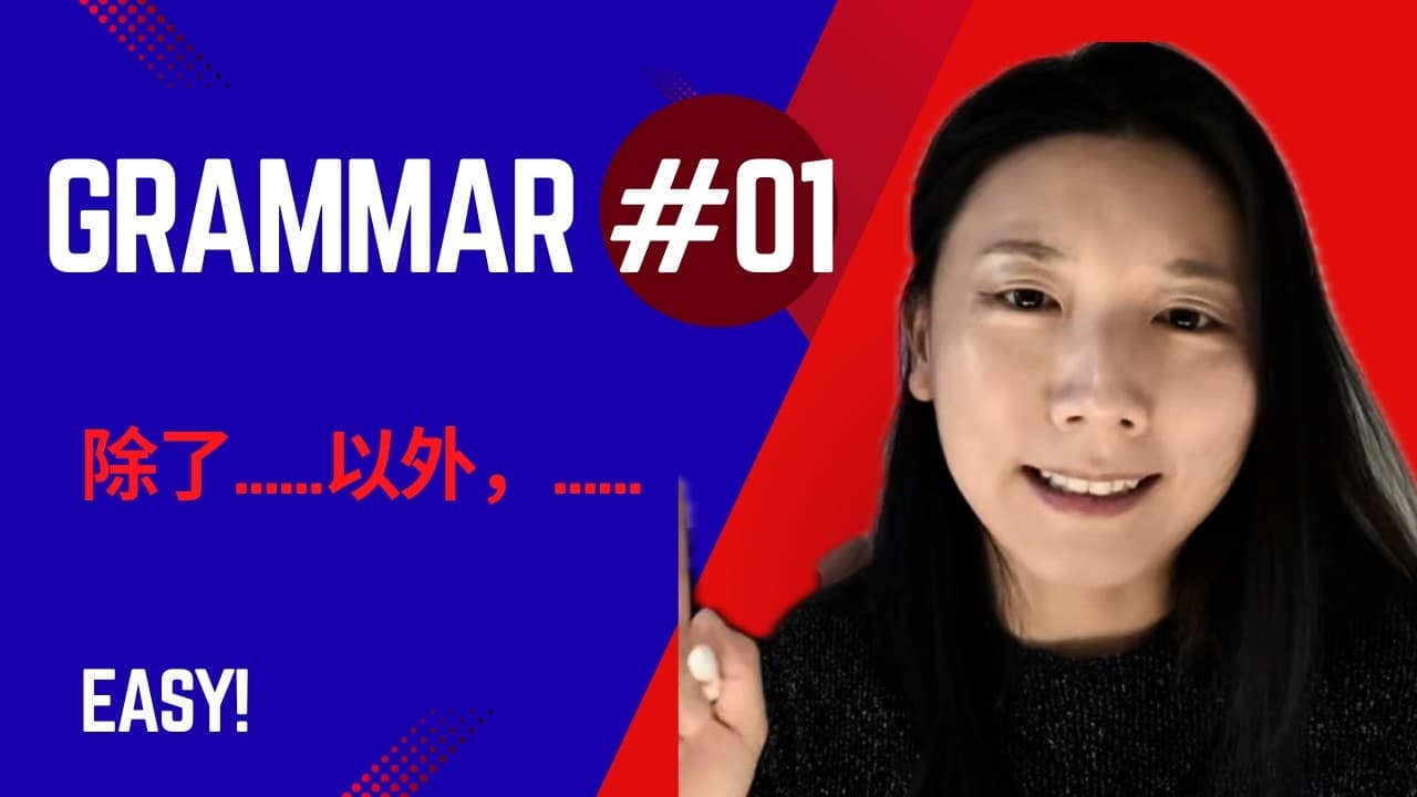 166.Learn Chinese Grammar with Pictures 📸 “除了…以外” Made Easy | Comprehensible Input(HSK3)