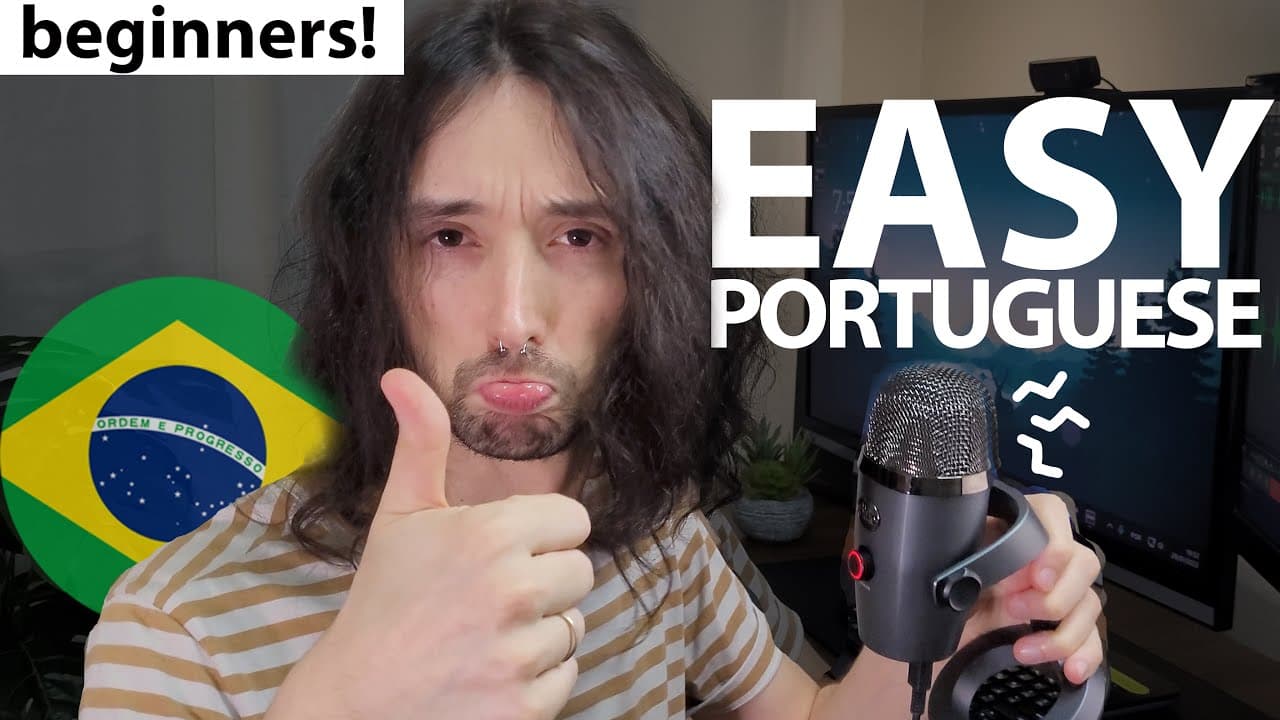 How to describe your workplace in Portuguese / for ABSOLUTE beginners / Comprehensible Input / Easy