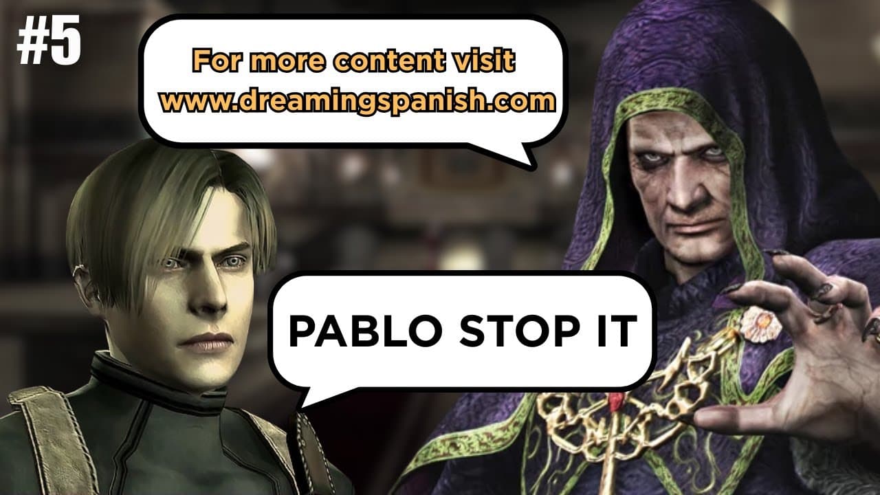 Learn Spanish with RESIDENT EVIL 4 | Episode 5 | Comprehensible Input