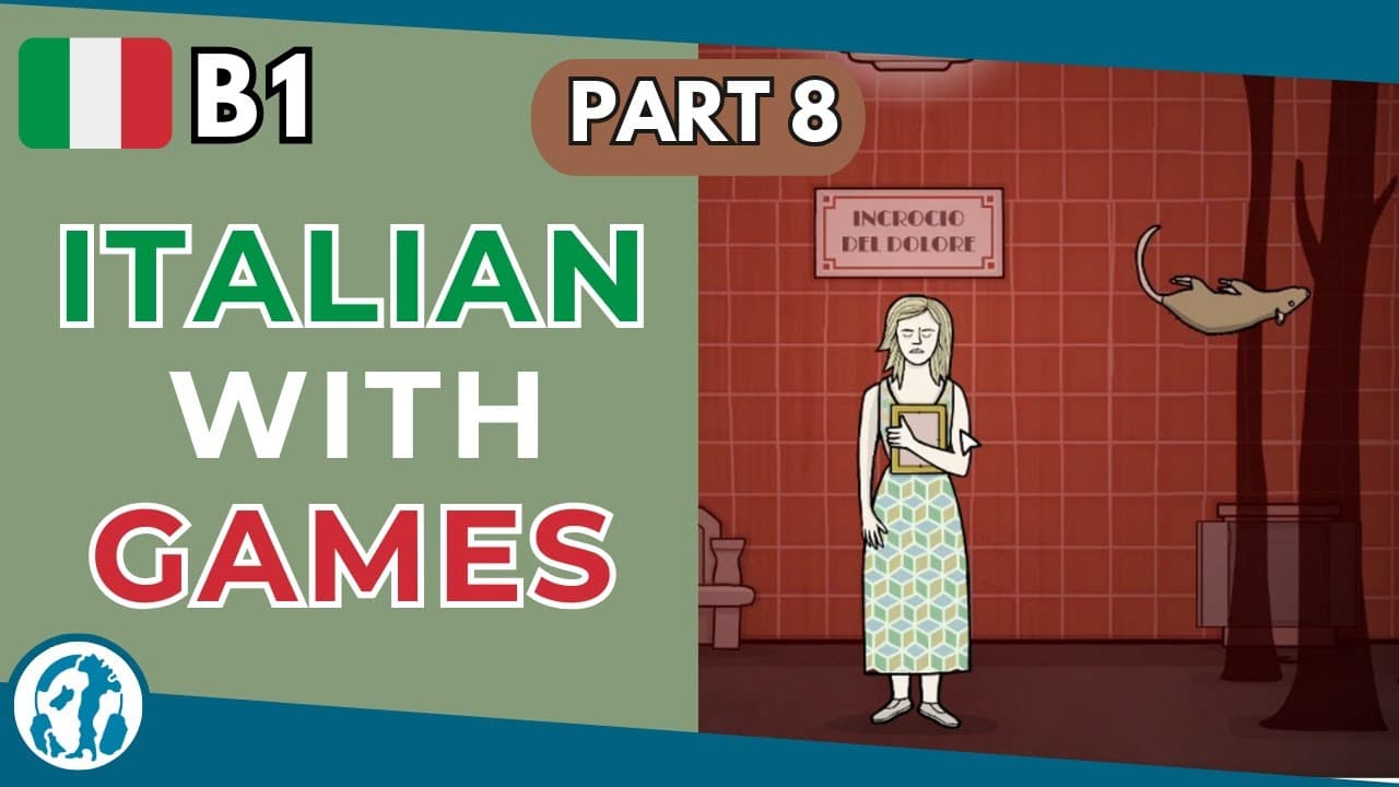 🎮 Ep. 8 | Learn Italian with games (B1) | Underground blossom