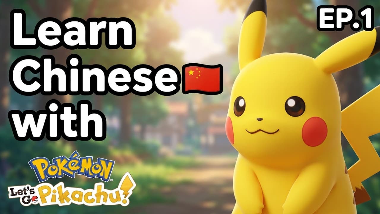 Learn Chinese with Pokémon: Let’s Go, Pikachu!  | Comprehensible Chinese Gaming