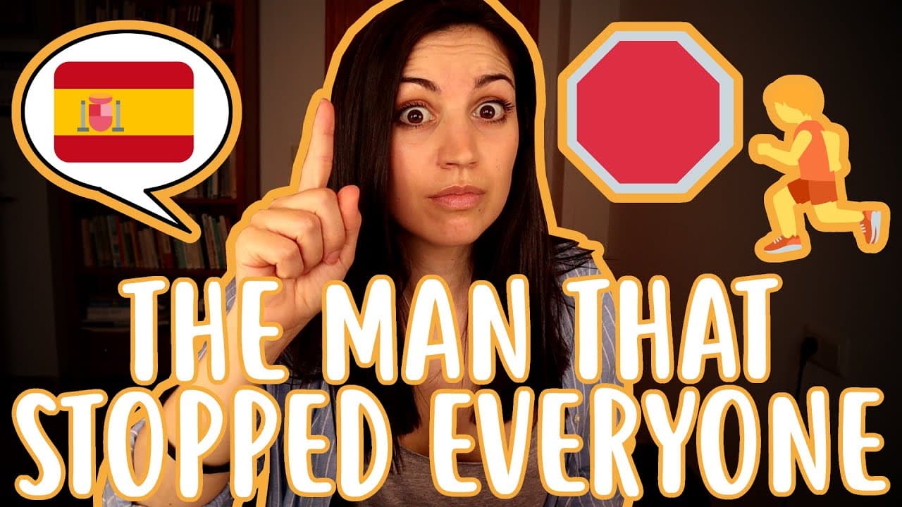 The man who stopped everyone - Superbeginner Spanish