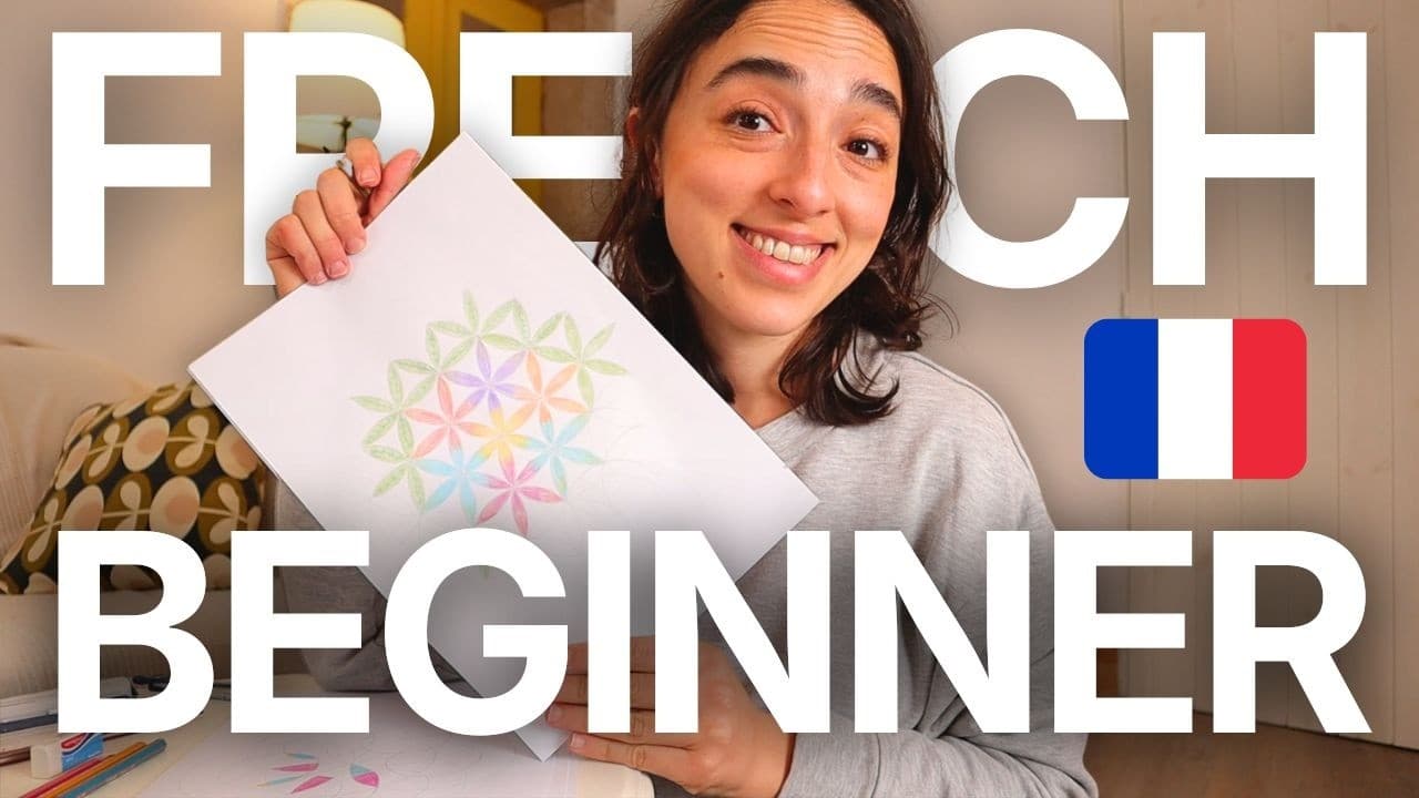If You’re a Beginner, Watch This (Easy French Comprehensible Input) 🎨