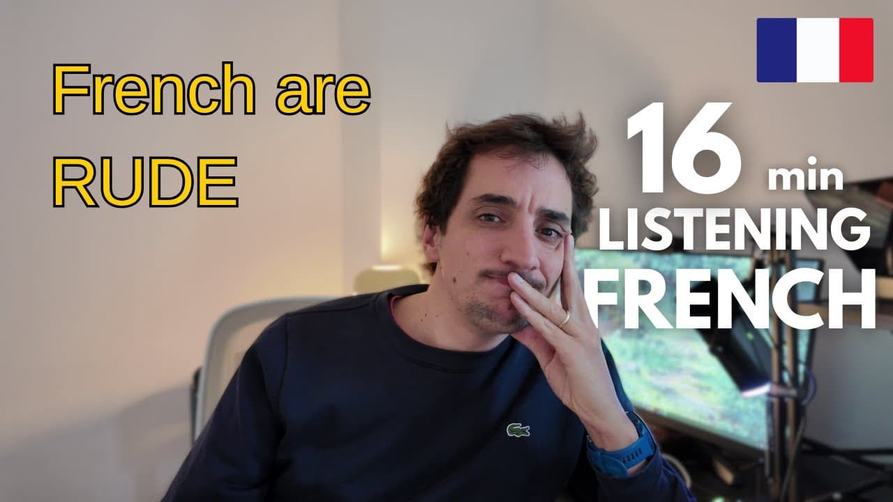 French are rude - Intermediate French Podcast