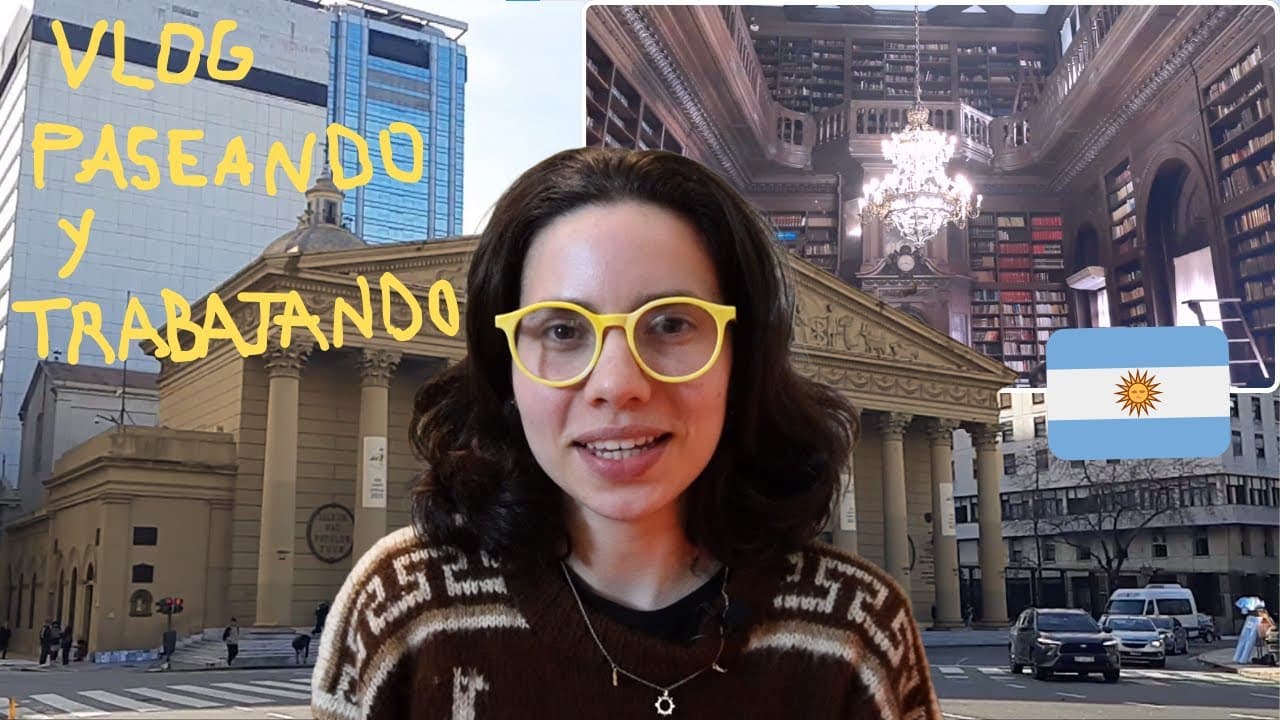 Spanish Vlog: paseo por Buenos Aires, un alfajor, me preparo para una fiesta