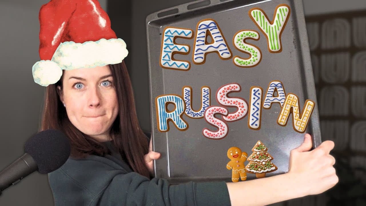 Beginner Russian with a Xmas Comic! 🎄 Easy Comprehensible Input