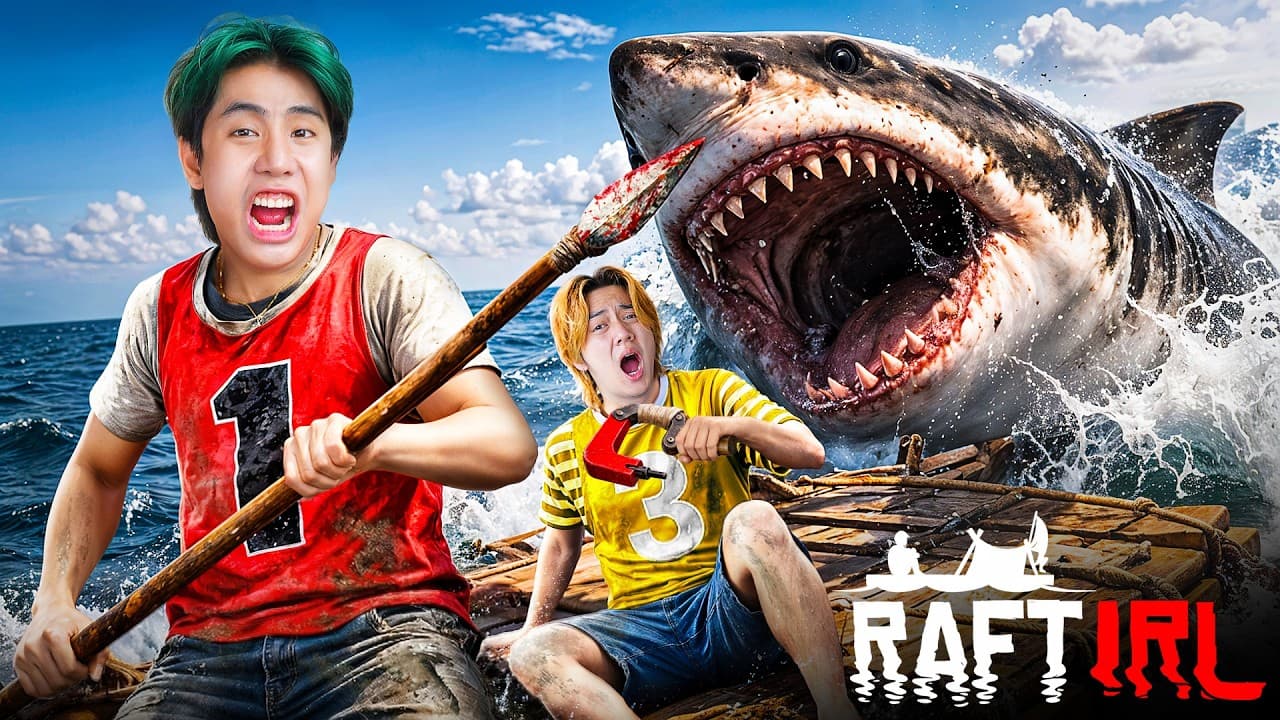 เอาตัวรอดบนแพในวันที่น้ำท่วมโลก!!! (RAFT IRL)