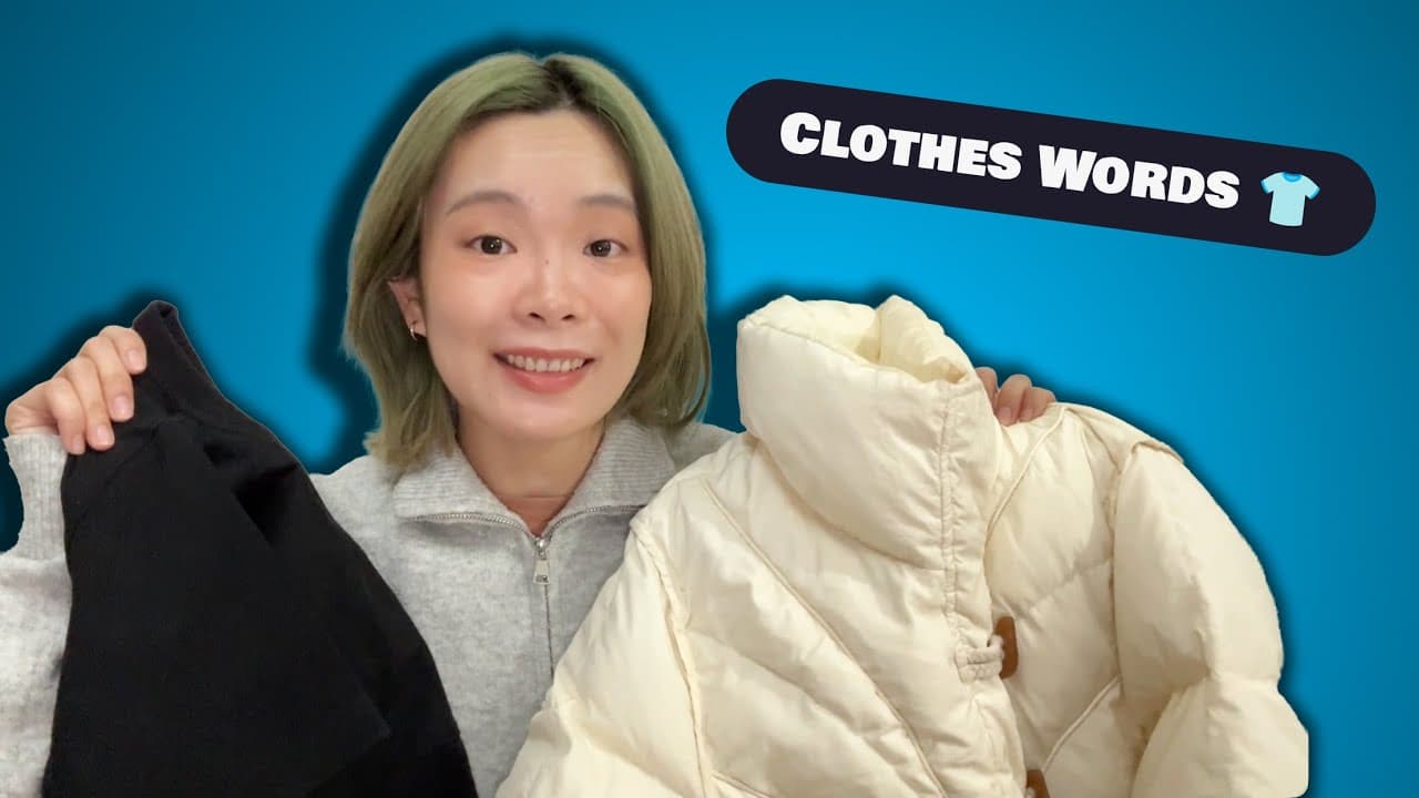 Superbeginner Chinese: Words For Clothes 👕🧥 – Comprehensible Input Mandarin