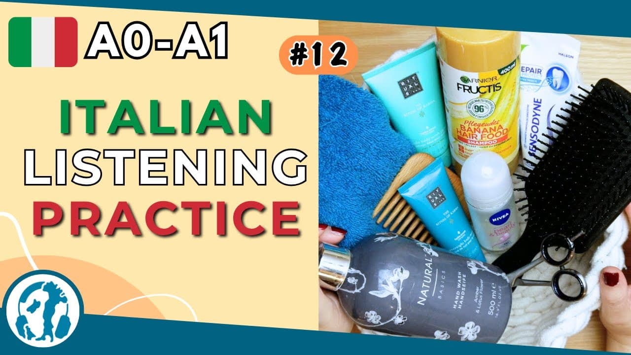 ✋🏻👁️ #12 | What's in my bathroom? (Italian for absolute beginners)