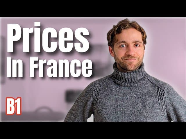 B1 French listening practice: How Much Food Costs in France (Real Supermarket Prices)