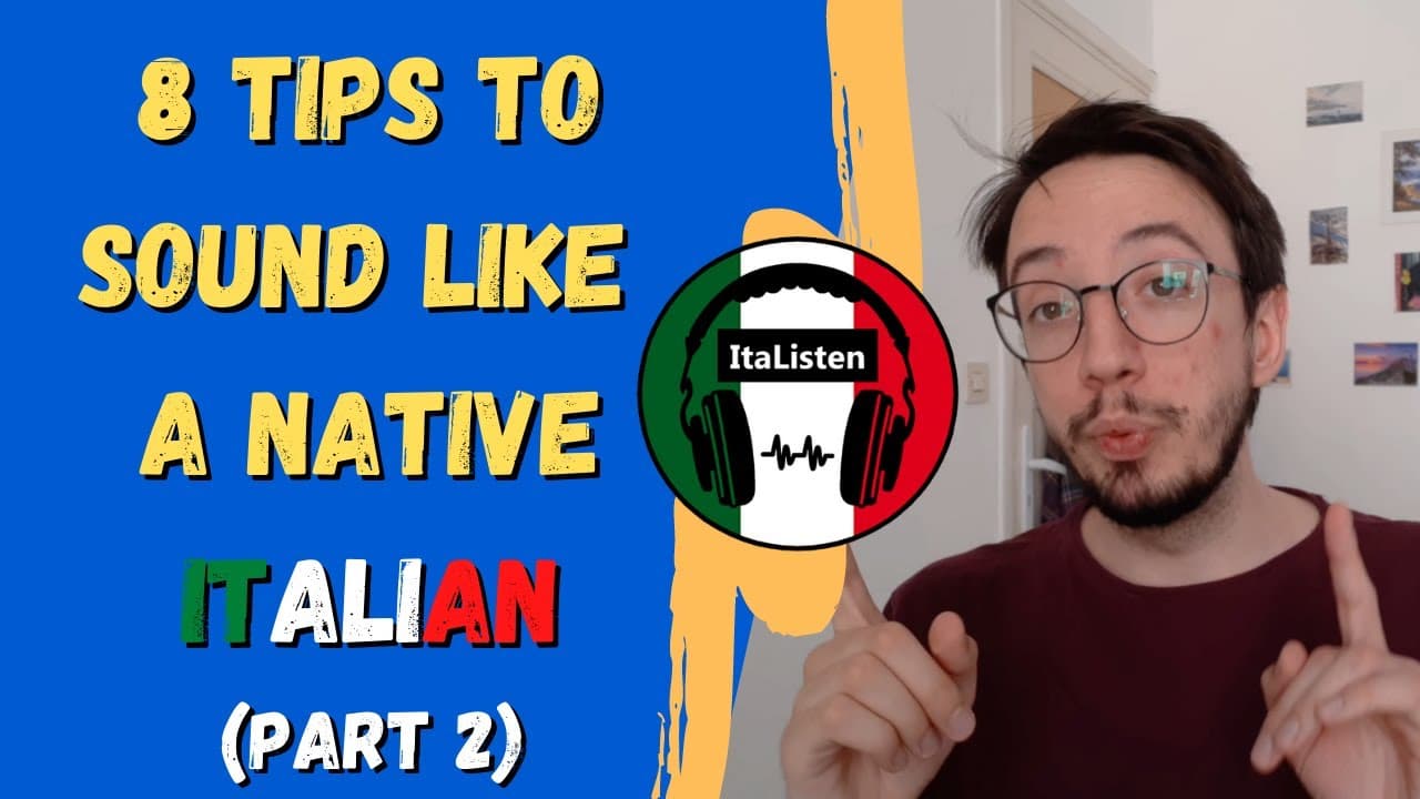 Altri 8 TRUCCHI e consigli per sembrare MADRELINGUA ITALIANO! [ITA listening] sub IT/EN
