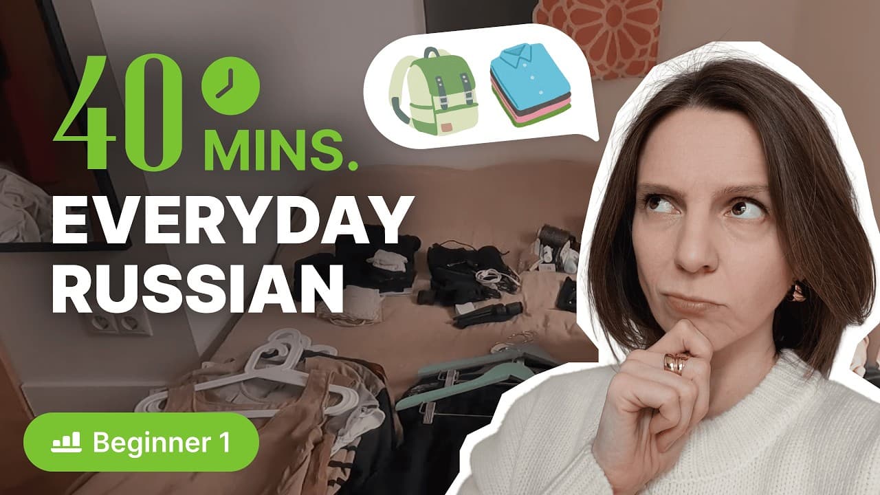 40 Minutes of Russian Immersion | Useful Phrases for Everyday Life