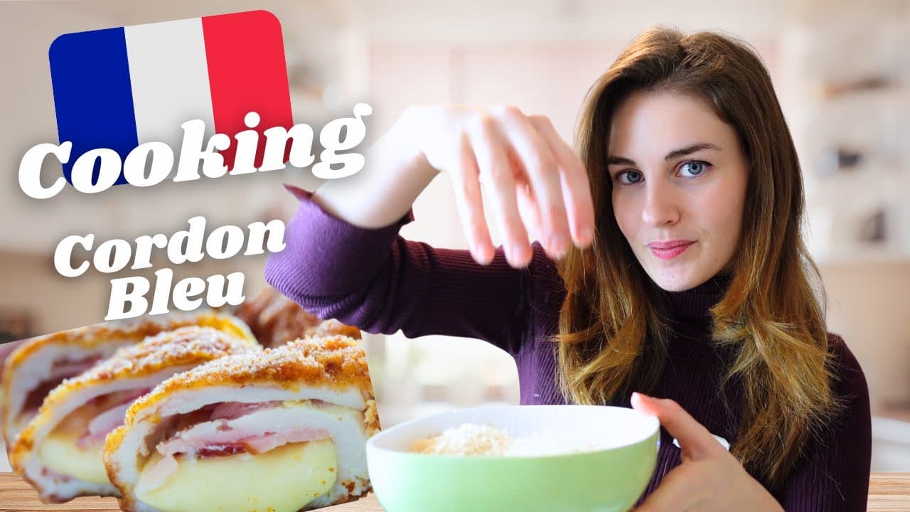 Learn French While Cooking | Easy Cordon Bleu Recipe in French