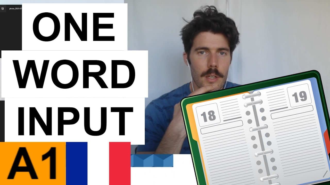 un jour 📆 - ONE WORD INPUT #35