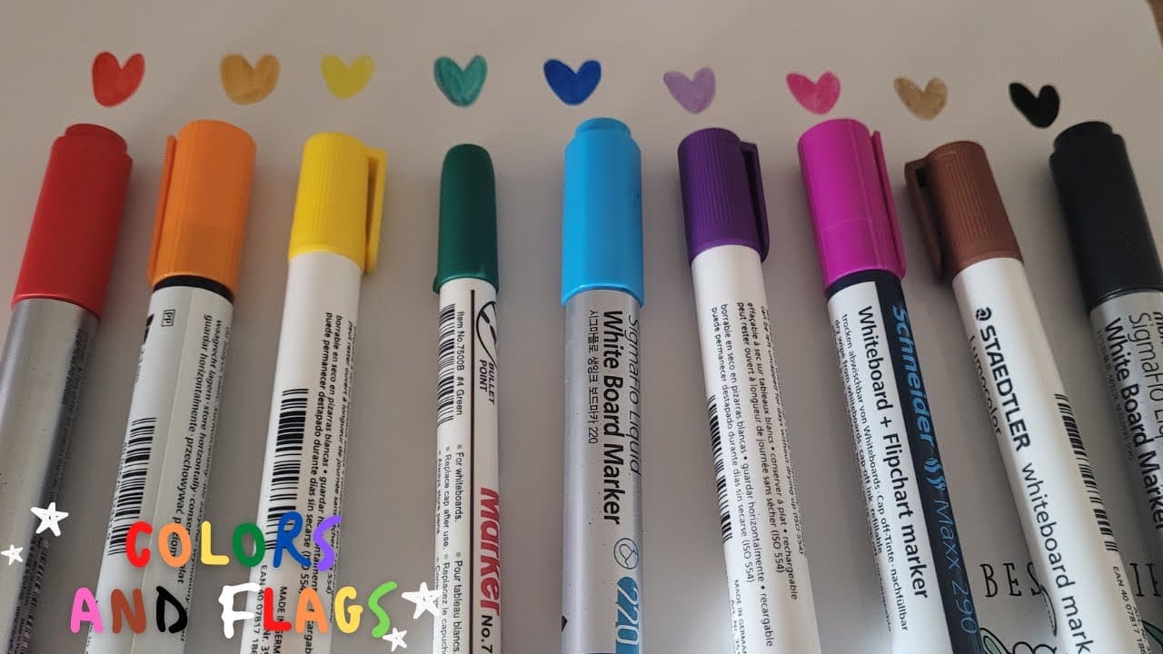 Colors and Flags - Comprehensible Input Korean