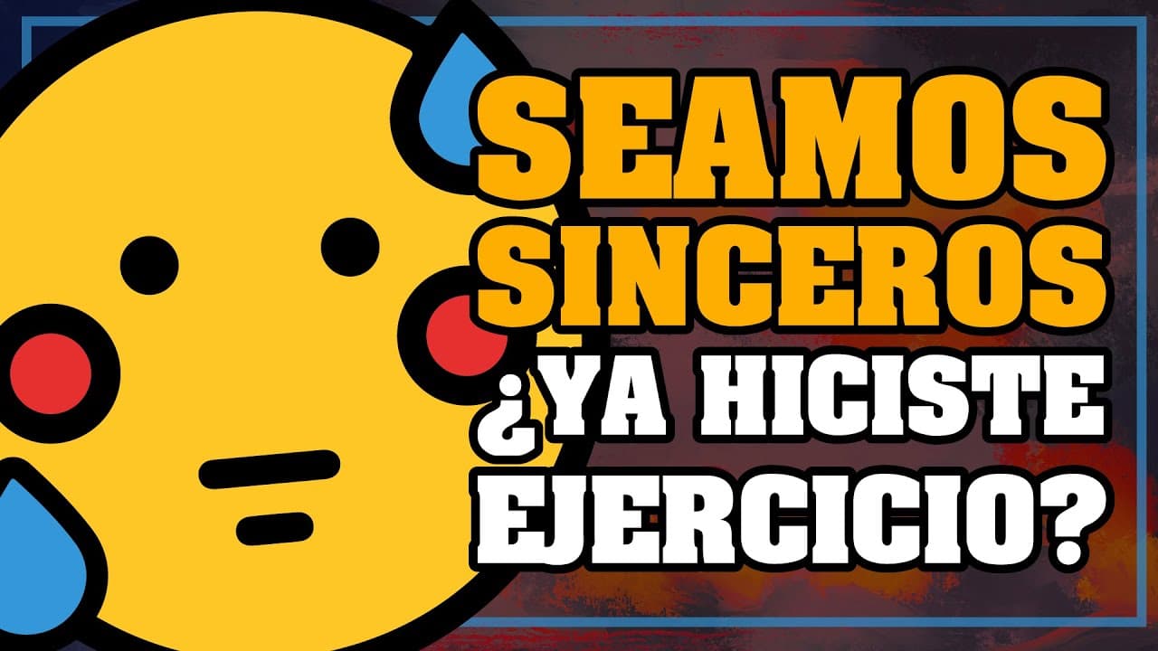 ¿Crees que TÚ NO TIENES QUE ENTRENAR?