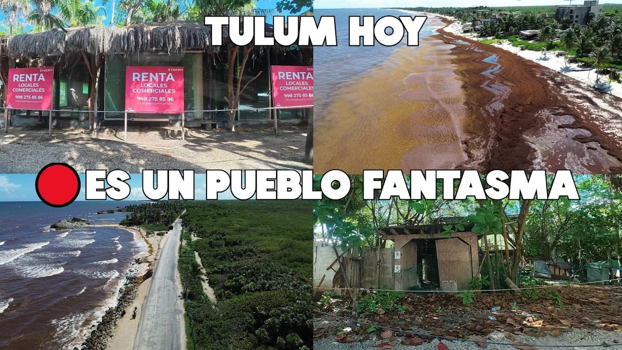 TULUM Así Se Ve Hoy Totalmente Abandonado🔴Mayoría De Negocios Cerrados Octubre 2026