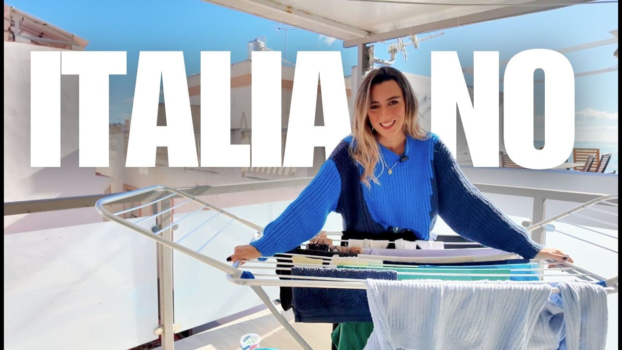 IMPARA l'italiano FACENDO IL BUCATO! 🧺 | COMPREHENSIBLE INPUT