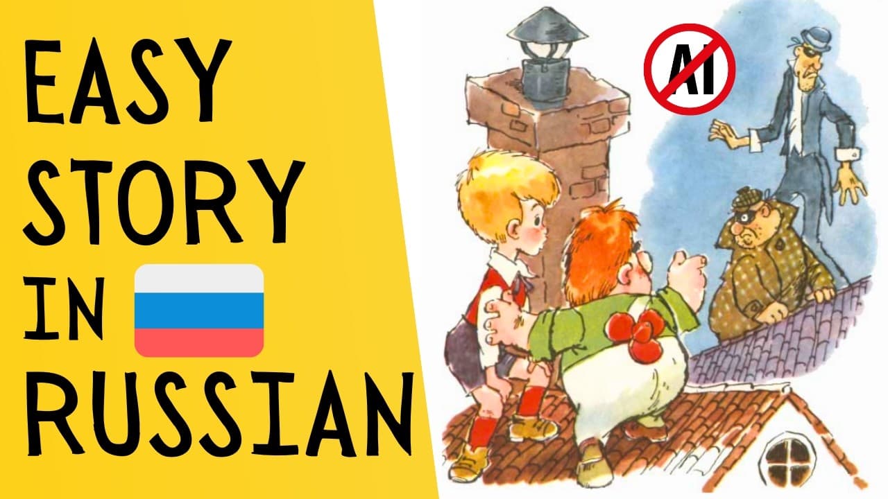 The Flying Man Who Lives on the Roof 🤯 Slow Russian