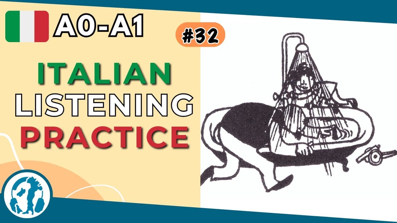 🖼️ #32 | Comic strip (Italian comprehensible input A0-A1)