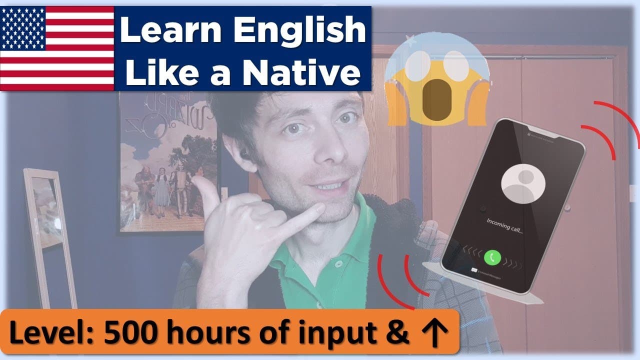 I'm afraid of calling people ... (Learn English Like a Native - Level: 500 hours & ↑)