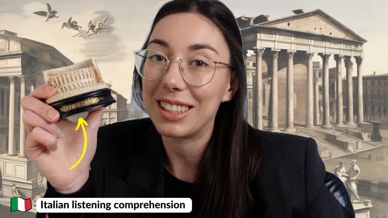 Italian chat: la storia dei souvenir inizia a Roma (Subtitles)