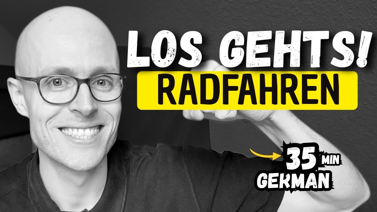 Slow German – Easy Listening (A2-B1) | Mit dem Fahrrad in Deutschland | MEMBERS EARLY ACCESS
