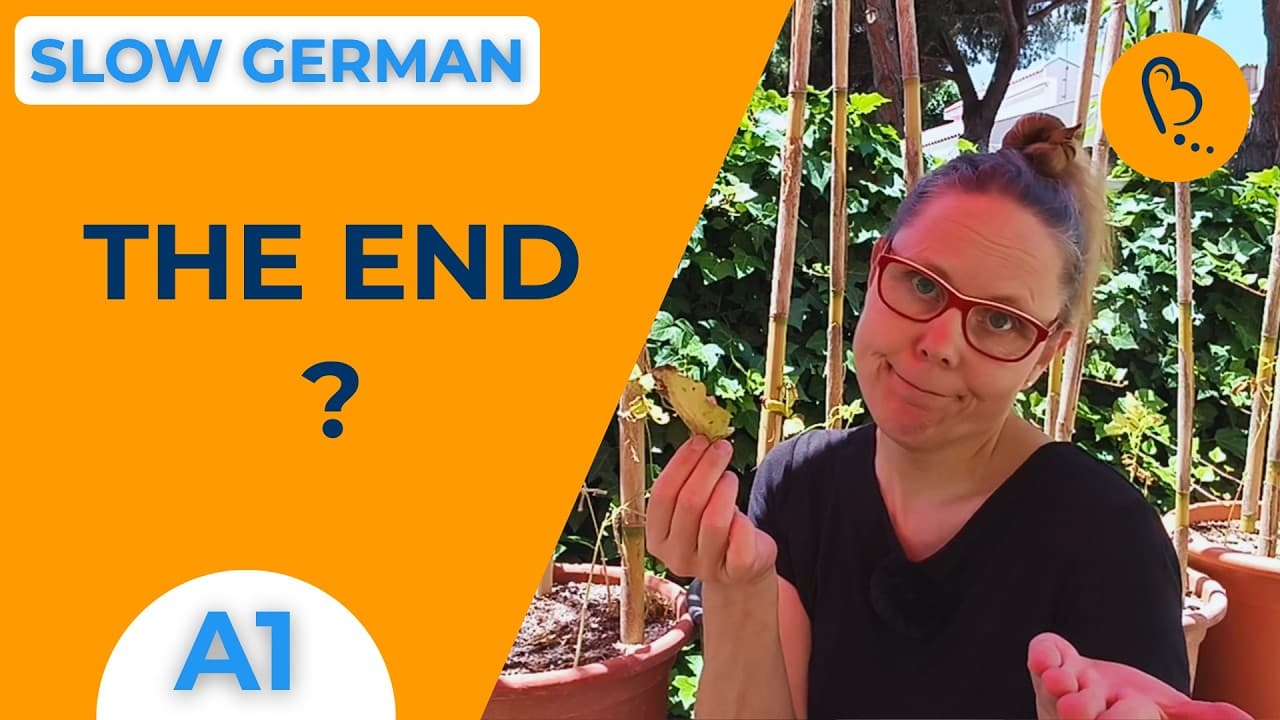 Learn German with Beans 🌱🍂 Part 7: Why Are My Beans Turning Yellow? Easy Vlogs #25 | German CI [A1]