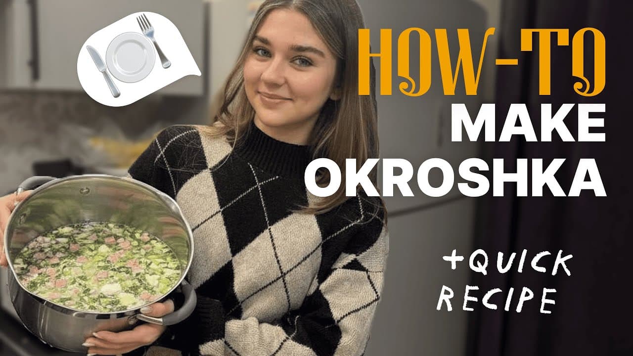 Russian Family Cooking: Making Okroshka in 15 Minutes.