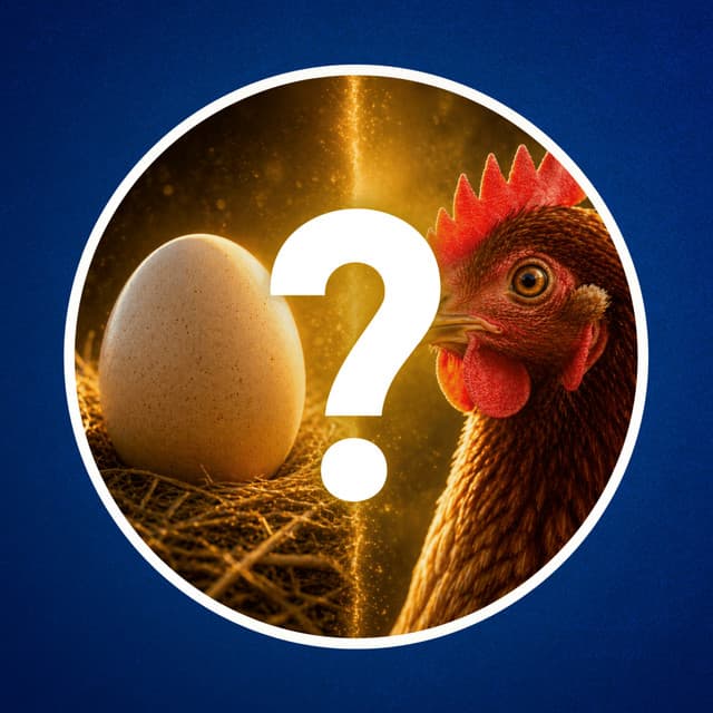 L’œuf ou la poule, qui est apparu en premier ? 🐔