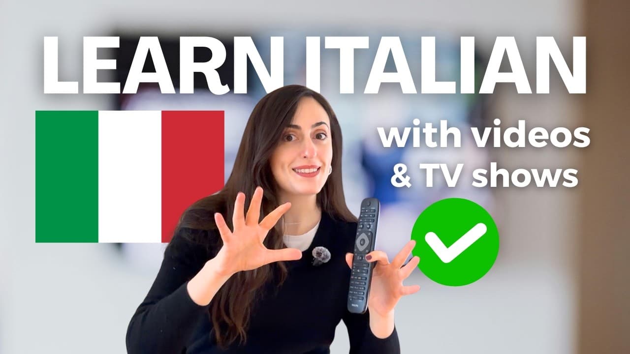 This Is the Right Way to Learn Italian with Videos & TV Shows
