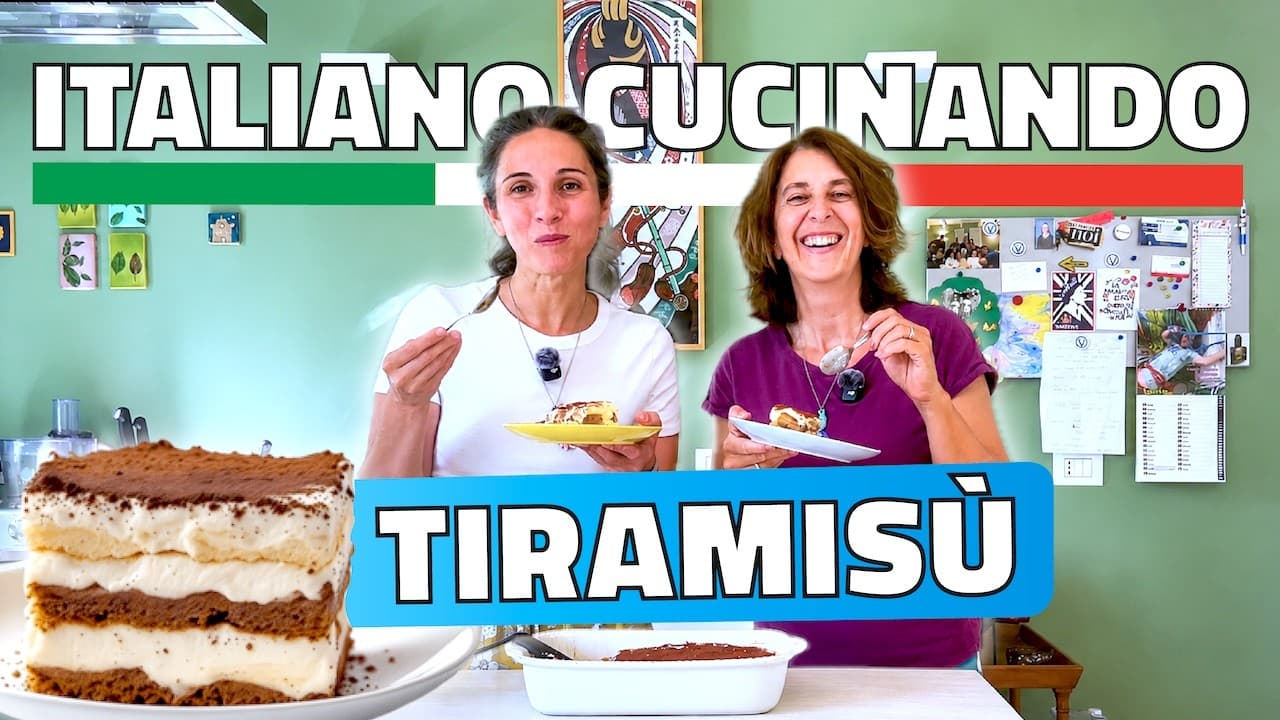 🇮🇹 Impara l’ITALIANO CUCINANDO: prepariamo il TIRAMISÙ! 🍰 #impararelitaliano #ricetteitaliane