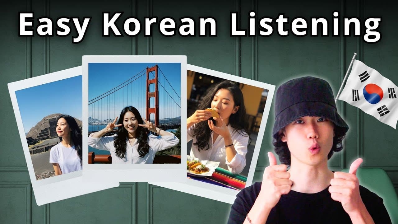 Learn Korean with a Travel Story: Comprehensible Input