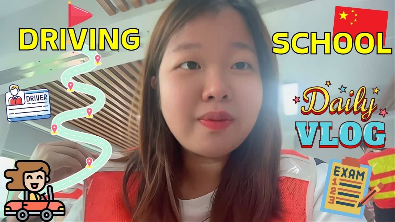 🚗 Days at a Chinese Driving School｜Practice，Lunch Break & Driving Test｜在中国学车的那几天 🇨🇳｜连续练车到考试的真实vlog