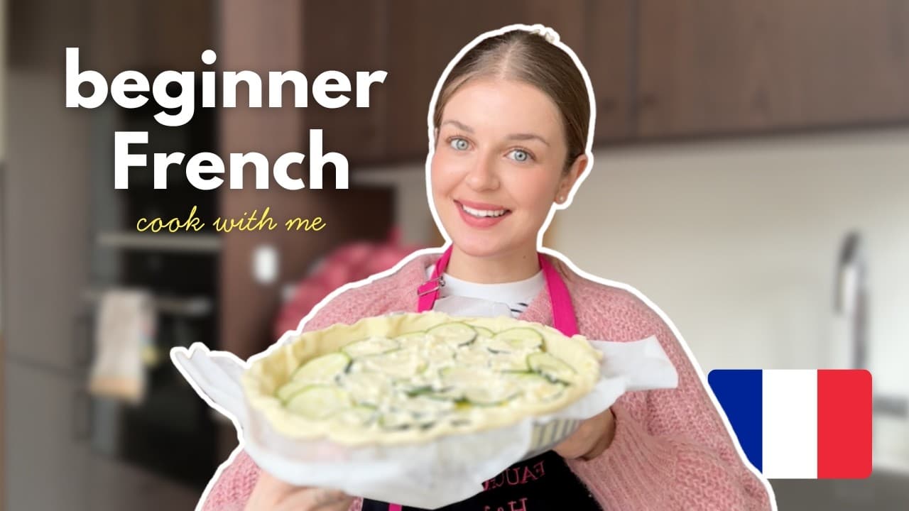 French for beginners: I speak ONLY French while cooking! 🇫🇷