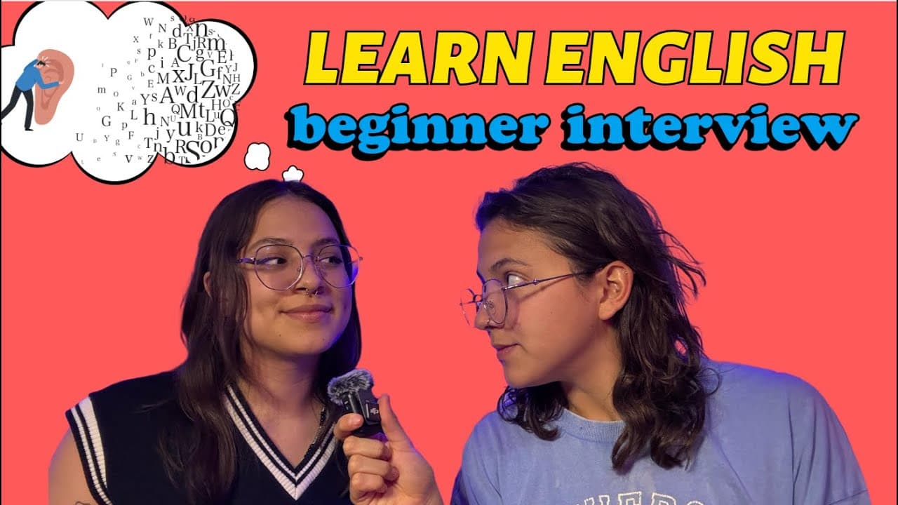 Learn English with SLOW Interviews (comprehensible input) - A1+ Sleep Routines 💤