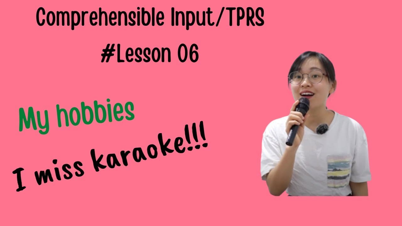Beginner | My hobbies｜Karaoke Singing Playing piano Reading Yoga In Chinese | Comprehensible input