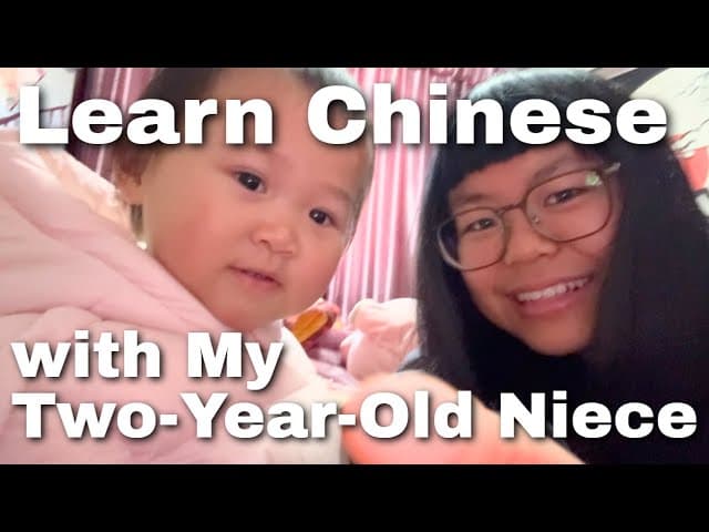 跟我两岁的侄女学中文！| HSK1-2 Chinese & Eng Sub）