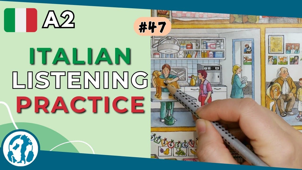 🖼️  #47 | Veterinary Clinic (Italian for beginners A2)