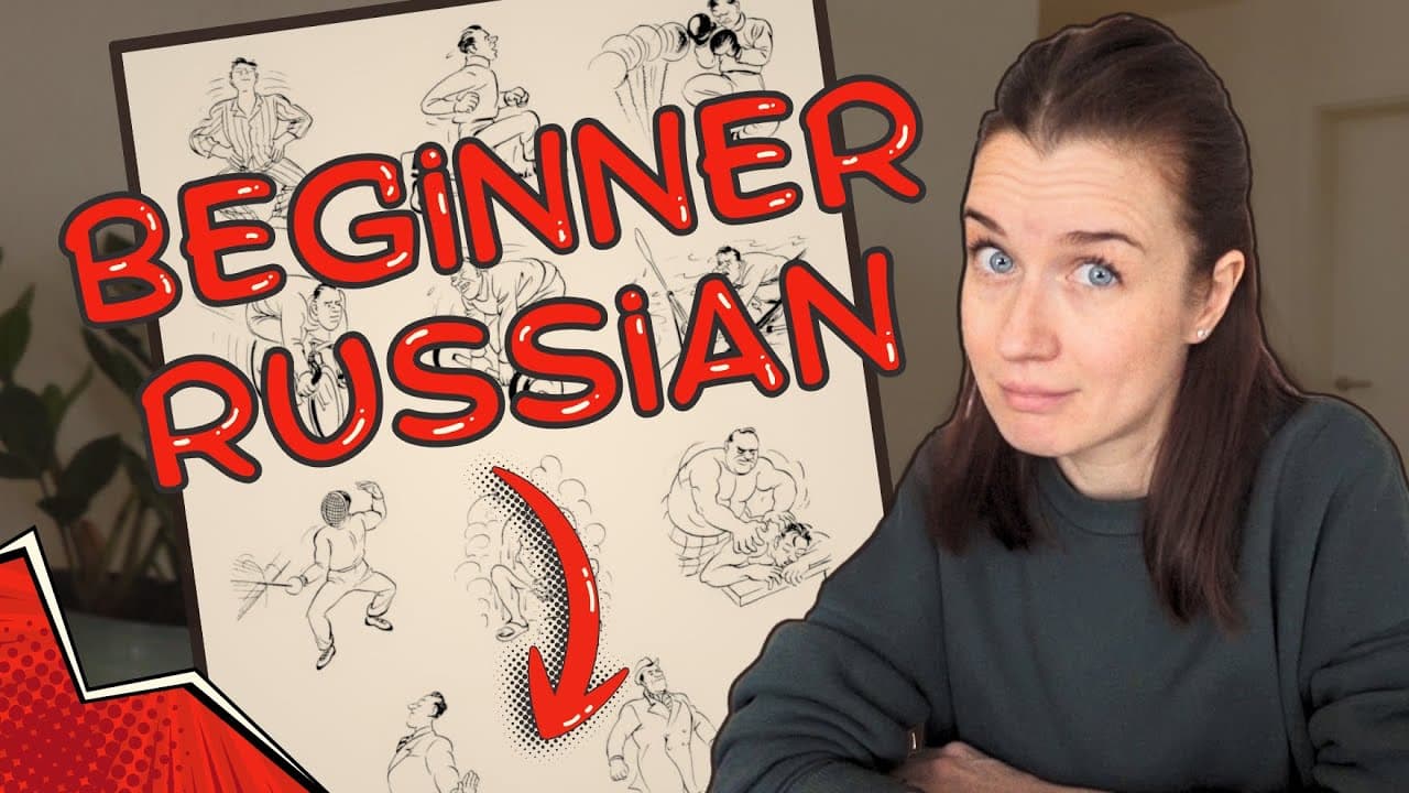 Learn Russian with a Comic! 🇷🇺 Easy & Fun Beginner Russian Comprehensible Input