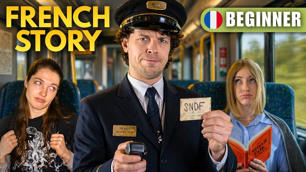 "The Worst Train Ride Ever" - Super Easy French Story