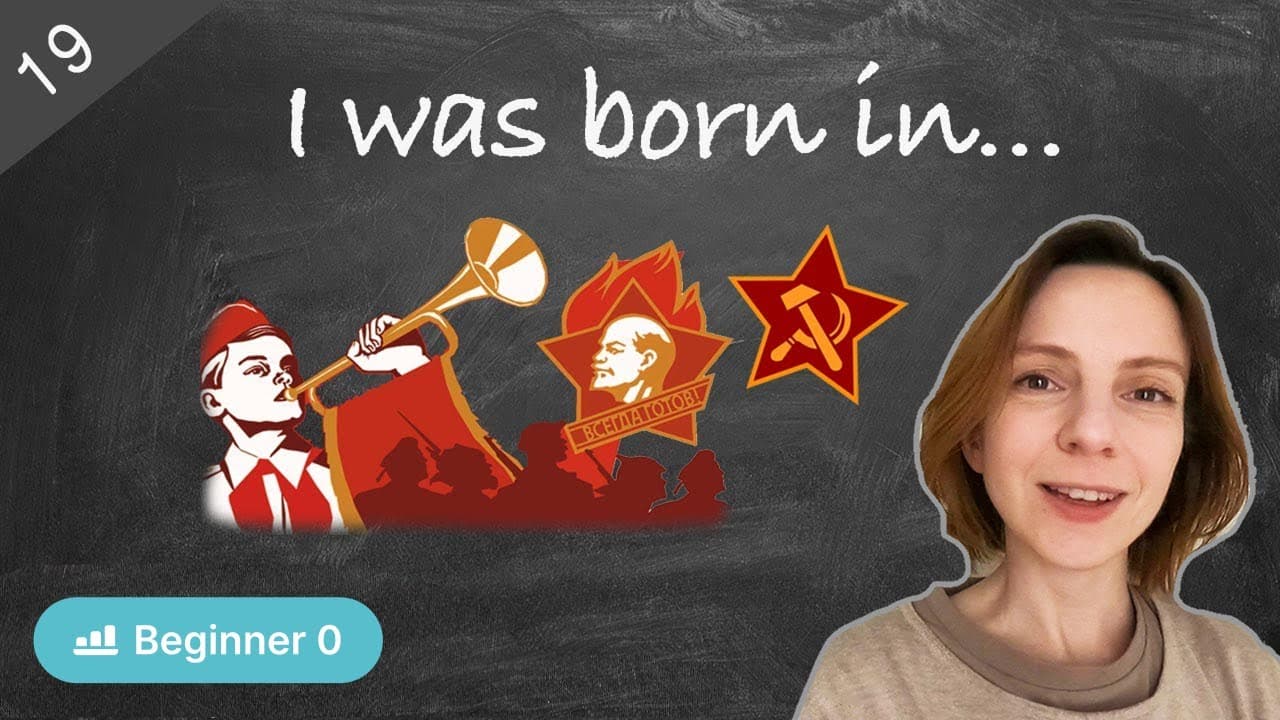 #19 I was born in... Life Story of a Russian. Slow Russian Language for Complete Beginners