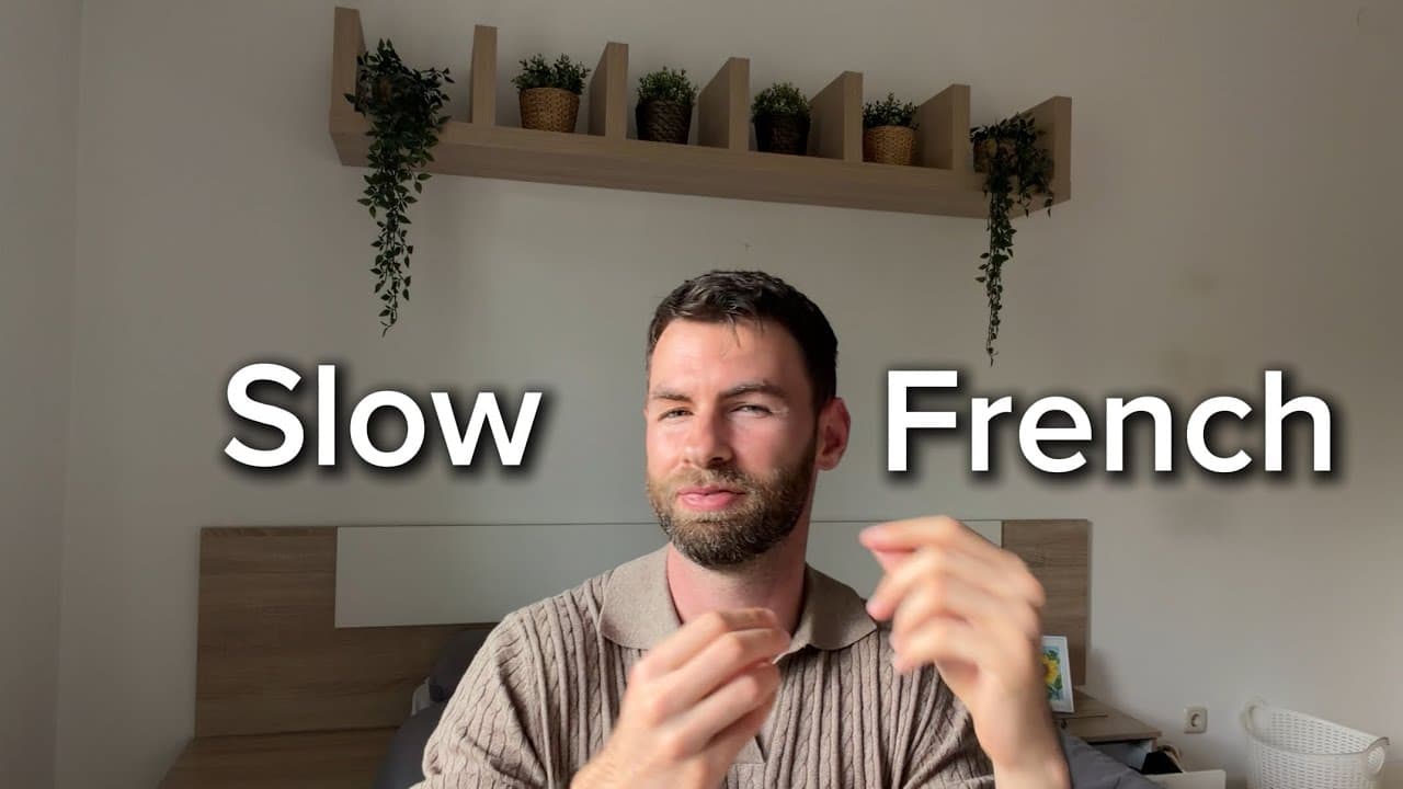 SLOW FRENCH #30 | Learning grammar is useless. 