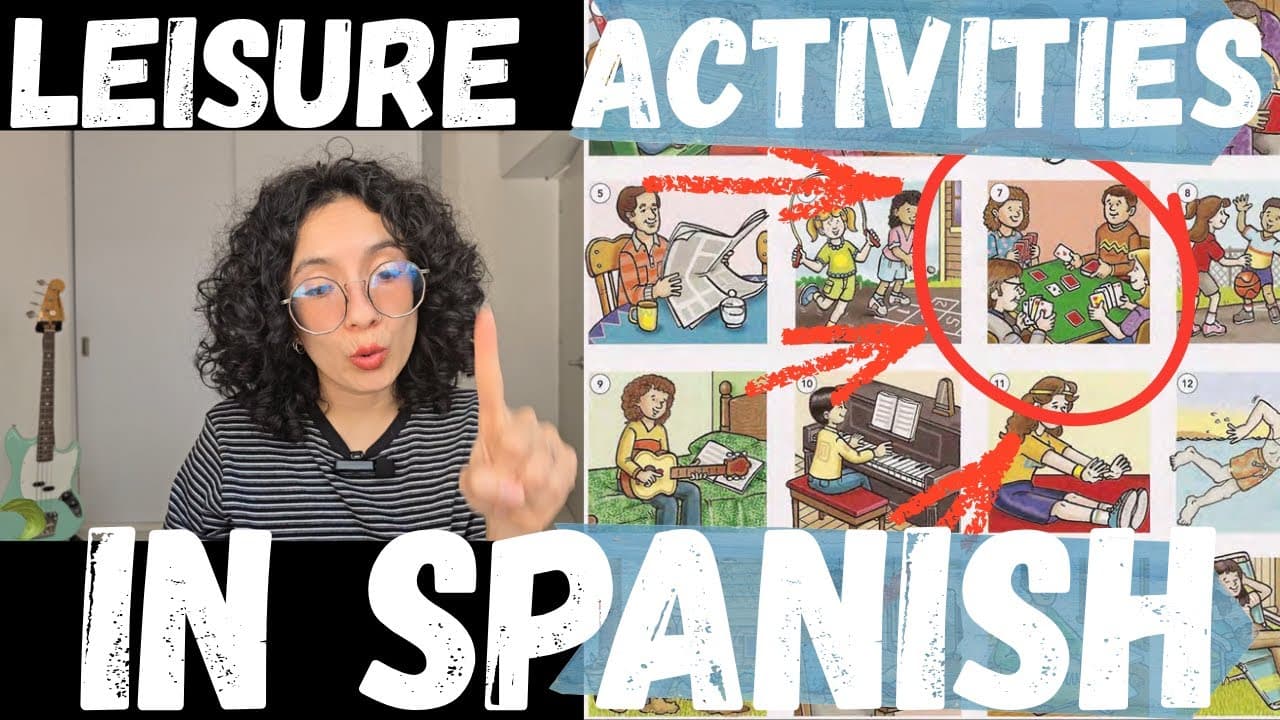 🇲🇽 Leisure Activities in Spanish 🎶⚽ | Free Time Vocabulary & Listening Practice